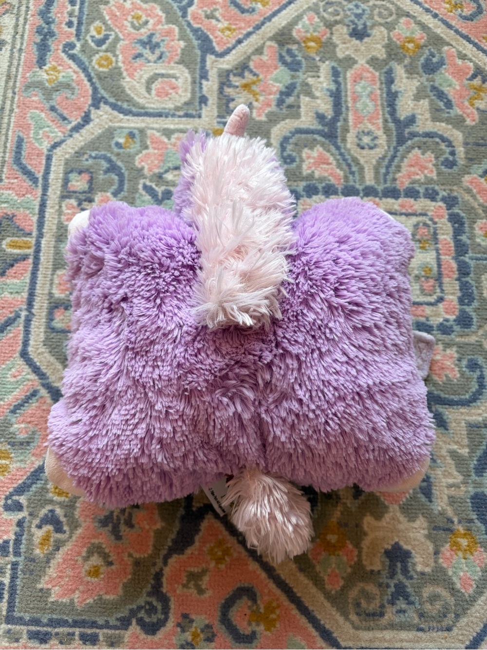Pillow Pets PeeWees Purple Unicorn Plush